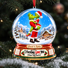 Load image into Gallery viewer, I Fucking Love You - Personalized Furry Naughty Couple Ornament for Christmas
