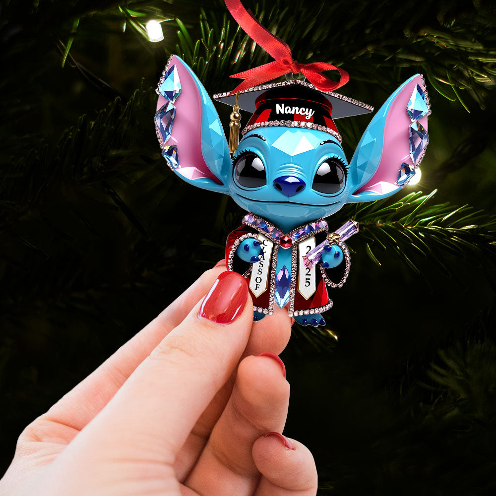 "Celebrate Achievement with Personalized Charm!" - Graduation Ornament, Custom Gift for Graduates Ornament PopCulturePrints