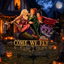 Load image into Gallery viewer, “Come, We Fly” - Personalized Weather Vane Gift for Witch Lovers
