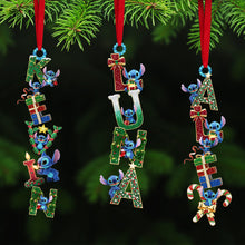 Load image into Gallery viewer, “Celebrate Your Unique Style!” - Alien Monster Alphabet Acrylic Ornament, Personalized Christmas Gift Ornament PopCulturePrints
