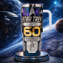 Load image into Gallery viewer, Celebrate 60 Years of Love - 40oz Personalized Tumbler for Anniversaries Tumbler Cup PopCulturePrints
