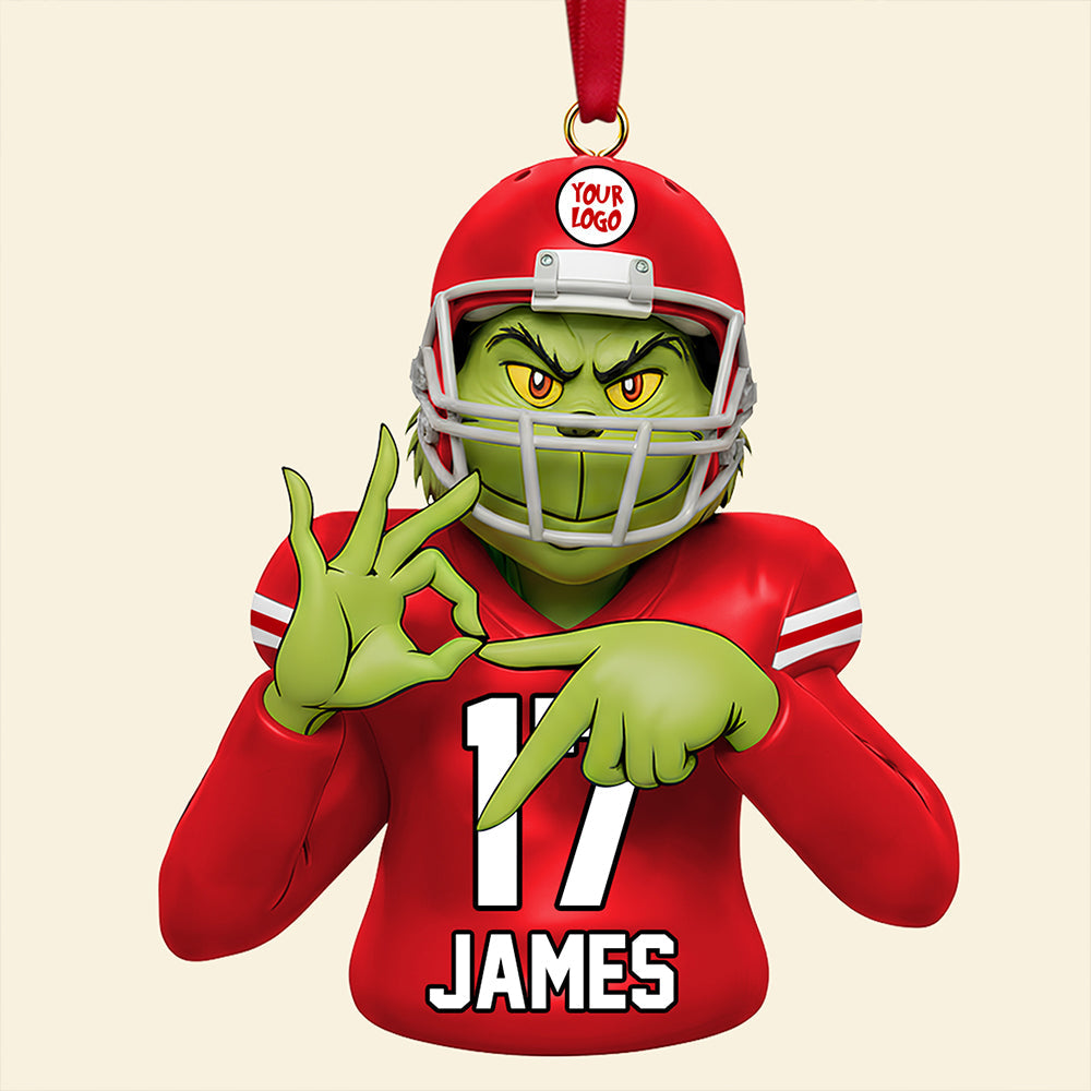 “Score Big This Christmas!” - Funny Sport Lover Ornament - Personalized Gift for Sports Enthusiasts Ornament PopCulturePrints