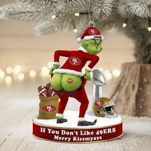 Load image into Gallery viewer, Funny Grinch Christmas Ornament - Personalized Gift for Sport Lovers Ornament PopCulturePrints
