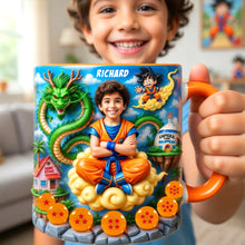 Load image into Gallery viewer, Embrace the Power of Friendship - Ultimate Warrior Accent Mug - Custom Photo Gifts Coffee Mug PopCulturePrints
