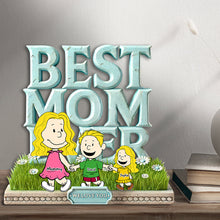 Load image into Gallery viewer, Best Mom Ever - Personalized Gift for Mom Plaque Shaped Plaques PopCulturePrints
