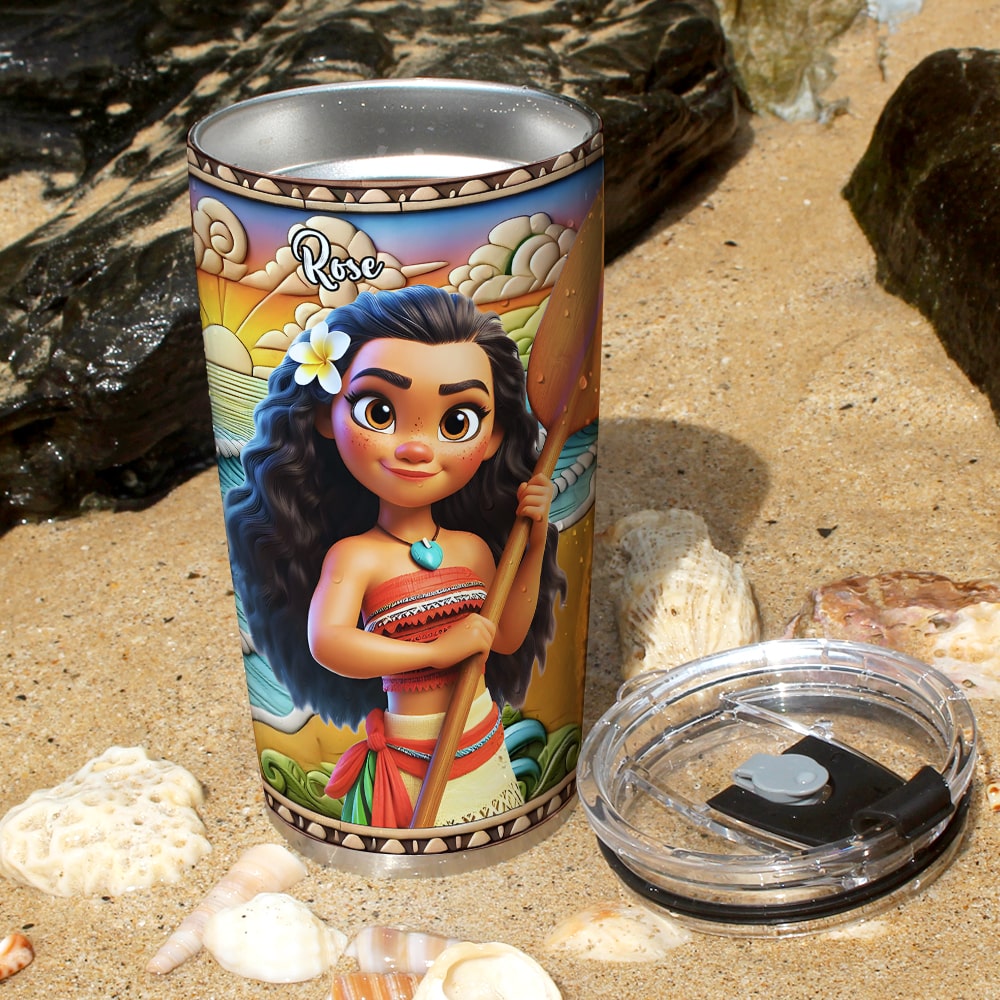 Personalized Cartoon Adventure Tumbler with Name