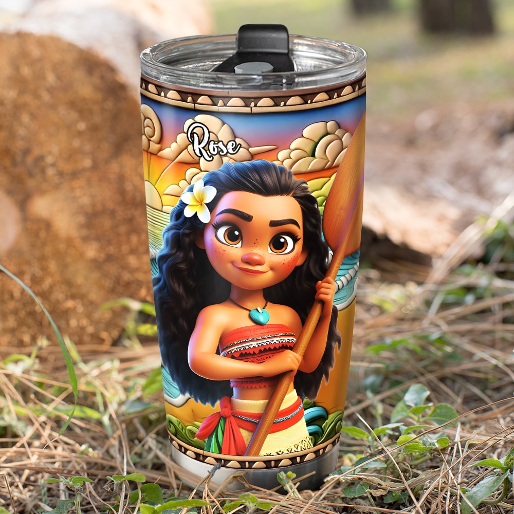 Personalized Cartoon Adventure Tumbler with Name