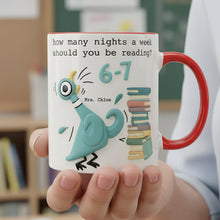 Load image into Gallery viewer, How Many Nights A Week Should You Be Reading? - Goose Coffee Mug, Personalized Gift for Book Lovers Coffee Mug PopCulturePrints
