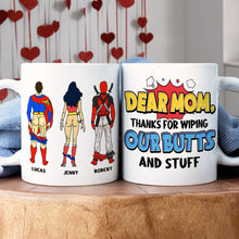 Load image into Gallery viewer, Funny Personalized Superhero Mug for Mom - Unique Mother&#39;s Day Gift Coffee Mug PopCulturePrints
