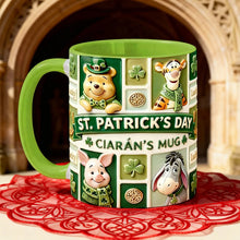 Load image into Gallery viewer, “Embrace the Luck of the Irish!” - Lucky Coffee Accent Mug, Personalized Gift for Friends, Family, and Celebrations Coffee Mug PopCulturePrints
