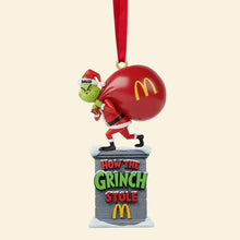 Load image into Gallery viewer, “Celebrate the Season with a Grinchy Twist” - Personalized Christmas Ornament for Fans of the Grinch Ornament PopCulturePrints
