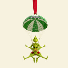 Load image into Gallery viewer, &quot;Celebrate Your Love with a Twist!&quot; - Naughty Green Parachute Couple Ornament - Personalized Gift for Couples Ornament PopCulturePrints
