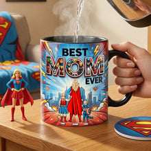 Load image into Gallery viewer, "Best MOM Ever" - Custom Magic Ceramic Coffee Mug - Personalized Gift for Mom, Grandma, and More! Coffee Mug PopCulturePrints
