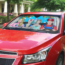 Load image into Gallery viewer, Custom Super Family Windshield Sunshade Doormat PopCulturePrints
