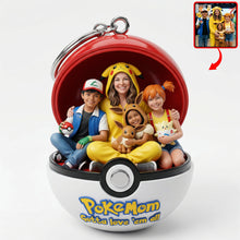 Load image into Gallery viewer, "Capture Every Moment with Love - Custom Photo Pocket Monster Keychain, Personalized Gift for Mom, Grandma, and Special Occasions" Keychains PopCulturePrints
