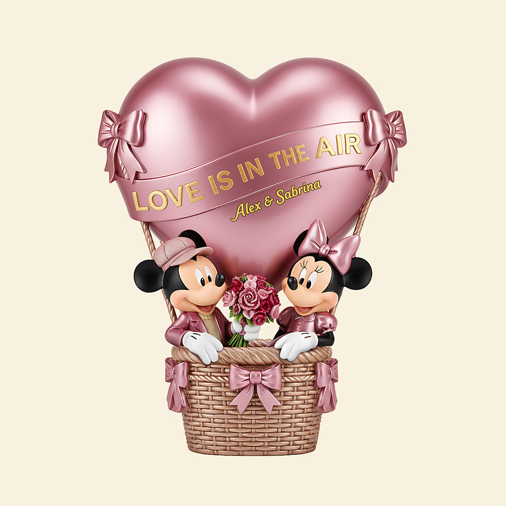Love is in the Air - Custom Couple Hot Air Balloon Acrylic Light Box Light Box PopCulturePrints