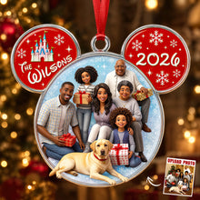 Load image into Gallery viewer, Cherish Every Moment: Personalized Family Together Christmas Acrylic Ornament - Custom Gift for Loved Ones
