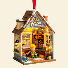 Load image into Gallery viewer, “Every Book Lover’s Dream” - Personalized Christmas Ornament - Custom Gift for Readers, Friends, Family Ornament PopCulturePrints
