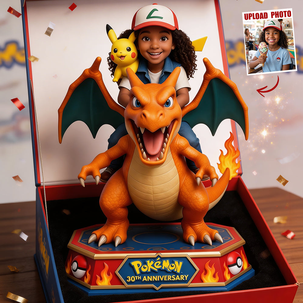 Adventure Awaits! Capture Your Memories - Custom Photo Acrylic Plaque - Perfect Gift for Pokémon Fans Shaped Plaques PopCulturePrints