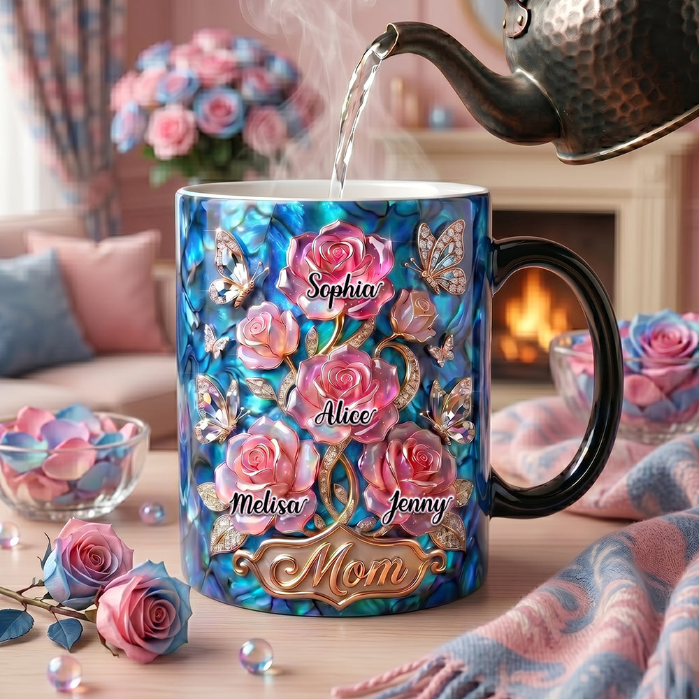 Glow Mom Era Magic Mug - A Personalized Gift for Every Mom Coffee Mug PopCulturePrints