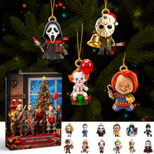 Load image into Gallery viewer, &quot;Embrace the Horror This Christmas!&quot; - Horror Christmas Advent Calendar Blind Box - Personalized Gifts for Movie Fans Advent Calendar PopCulturePrints
