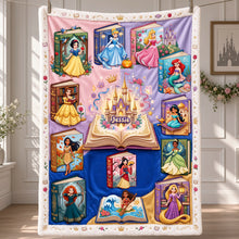 Load image into Gallery viewer, Unleash the Magic: Fairytale Princess Dream Blanket - Personalized Gift for Fantasy Lovers Blanket PopCulturePrints
