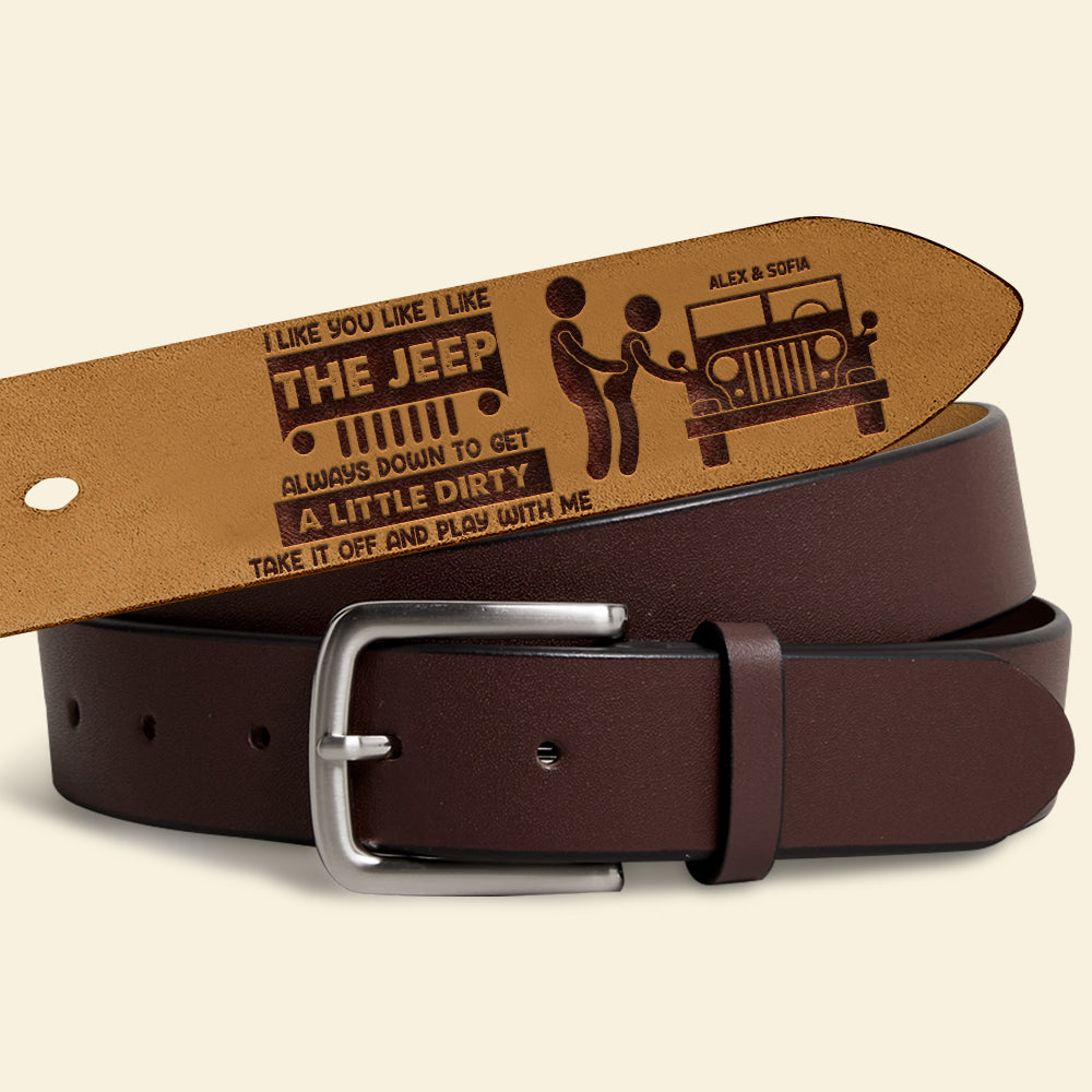 Premium Leather Belts - Customizable Design