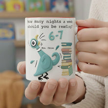 Load image into Gallery viewer, How Many Nights A Week Should You Be Reading? - Goose Coffee Mug, Personalized Gift for Book Lovers Coffee Mug PopCulturePrints
