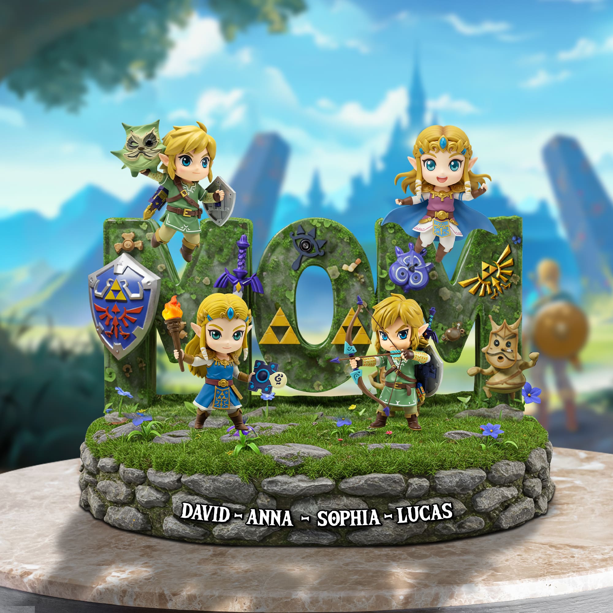 Legend Mom Plaque - A Personalized Gift for Every Mom Shaped Plaques PopCulturePrints