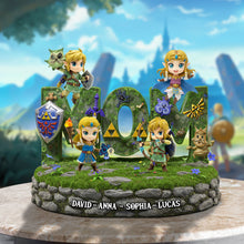 Load image into Gallery viewer, Legend Mom Plaque - A Personalized Gift for Every Mom Shaped Plaques PopCulturePrints
