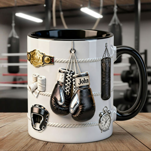 “Boxing Is Not Just a Sport, It's a Lifestyle” - Personalized Boxing Gloves Coffee Mug - Gifts for Boxing Lovers Coffee Mug PopCulturePrints
