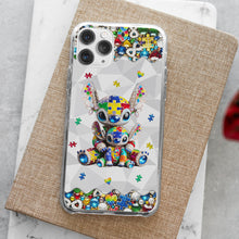 Load image into Gallery viewer, Celebrate Love: Proud Autism Mom Phone Case - Personalized Gift for Moms and Grandmas Phone Case PopCulturePrints

