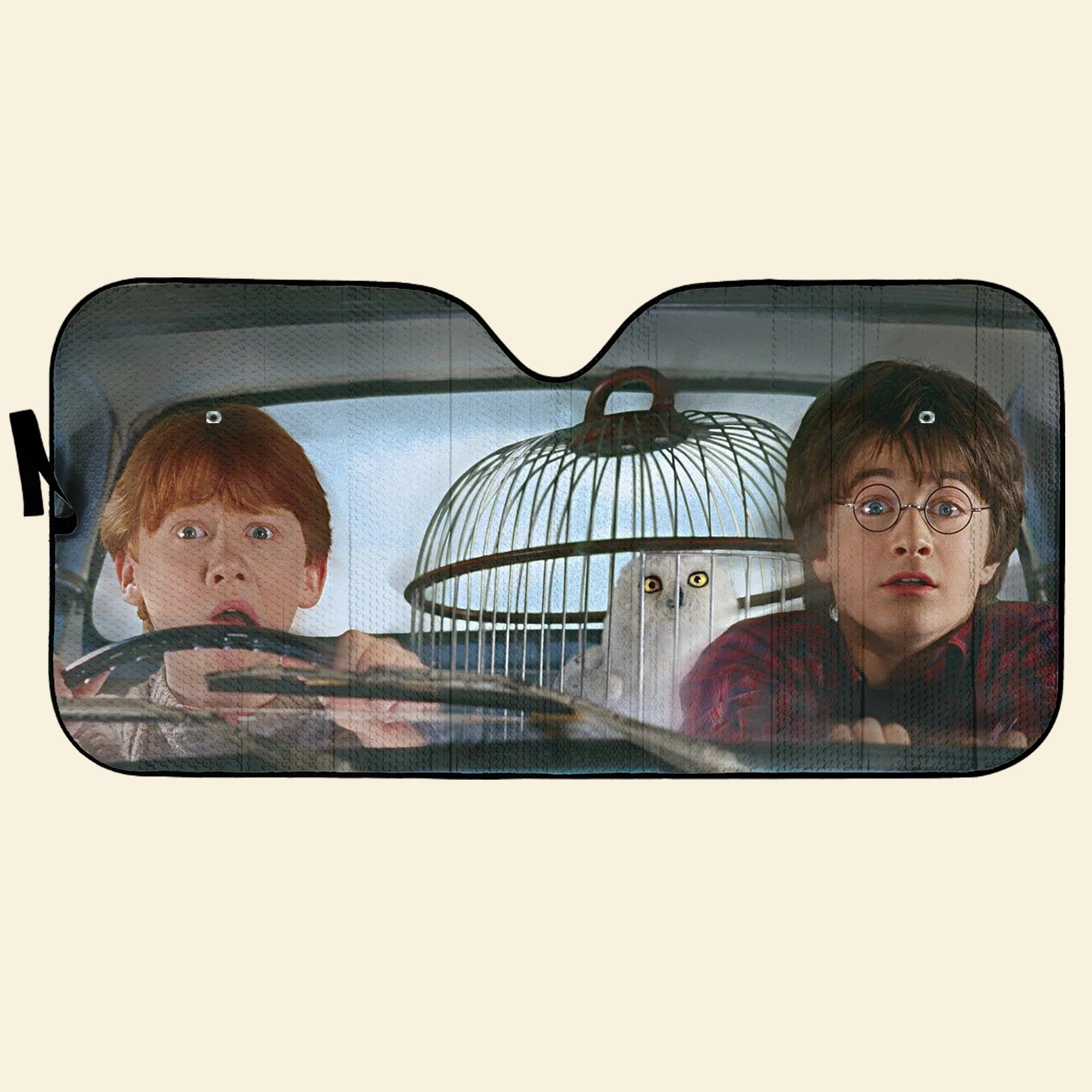 Magical Journey Car Sunshade - Harry and Ron Design