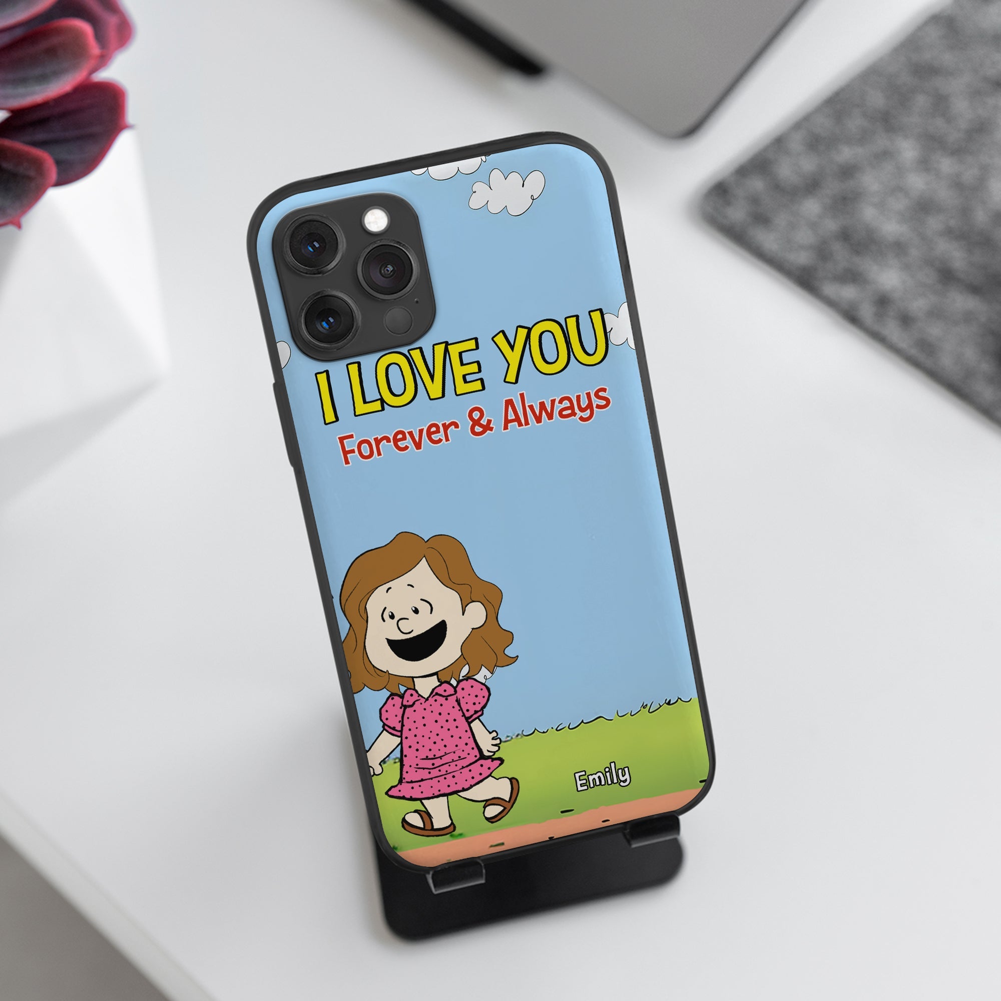 Personalized 'Missing Piece' Phone Case for Couples - Forever & Always