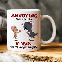 Load image into Gallery viewer, Anniversary Personalized Mug - Custom Couple Gift | Valentine&#39;s Day Gifts | [Store Name] Coffee Mug PopCulturePrints
