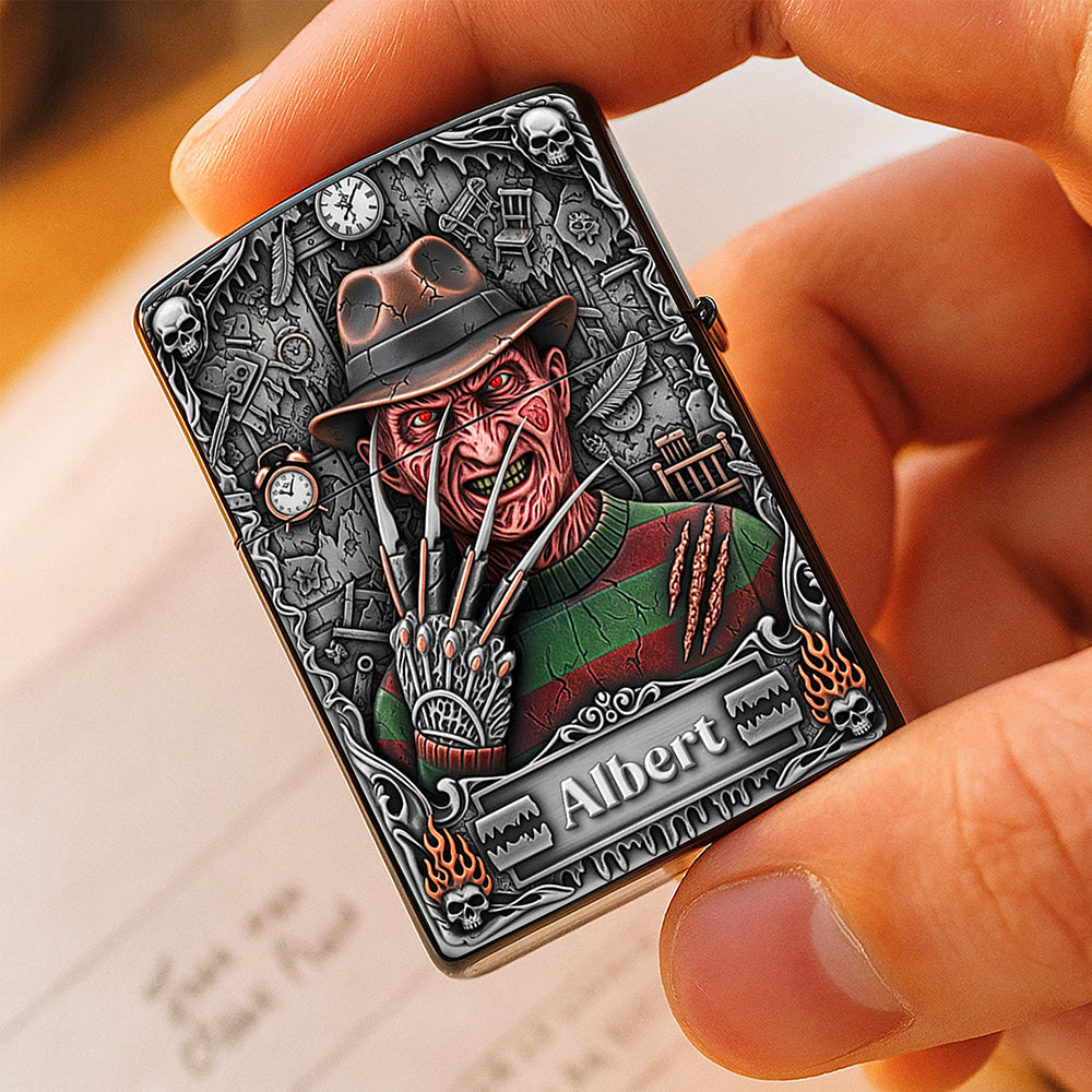 Embrace the Horror: Creepy Movie Lighter - Personalized Gift for Horror Movie Fans Lighter PopCulturePrints