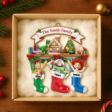 Load image into Gallery viewer, Bring Joy to Family Gatherings - Cute Animated Characters Ornament - Personalized Christmas Gifts for Loved Ones Ornament PopCulturePrints
