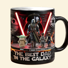 Load image into Gallery viewer, “The Best Dad In The Galaxy” - Personalized Coffee Mug for Father’s Day - Unique Gift for Dads and Grandpas Coffee Mug PopCulturePrints
