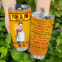 Load image into Gallery viewer, Personalized Couple Tumbler - Unique Valentine&#39;s Day Gifts for Lovers Tumbler Cup PopCulturePrints
