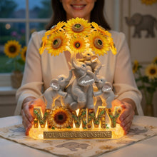Load image into Gallery viewer, "Best Mom in the Pride Lands" - Personalized Suncatcher Ornament - Custom Gift for Moms, Children, and Special Occasions Light Box PopCulturePrints
