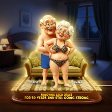 Load image into Gallery viewer, Annoying Each Other for 50 Years - Personalized Light Box Gift for Couples Light Box PopCulturePrints
