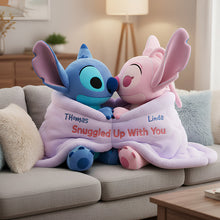 Load image into Gallery viewer, Snuggle Up Together - Personalized Experiment Pillow for Couples Pillow PopCulturePrints
