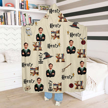 Load image into Gallery viewer, Personalized Wizarding World Blanket Hoodie - Magic Lovers
