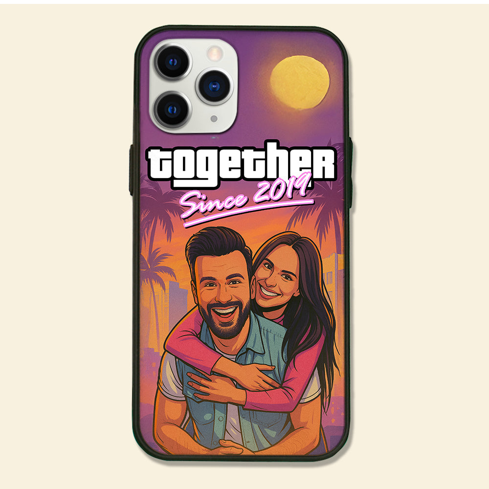 Together Since 2019 - Personalized Couple Phone Case Phone Case PopCulturePrints