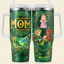 Load image into Gallery viewer, The Legend of Mom: Children of the Wild - Personalized Fantasy Mother's Day Gift 40oz Tumbler Tumbler Cup PopCulturePrints
