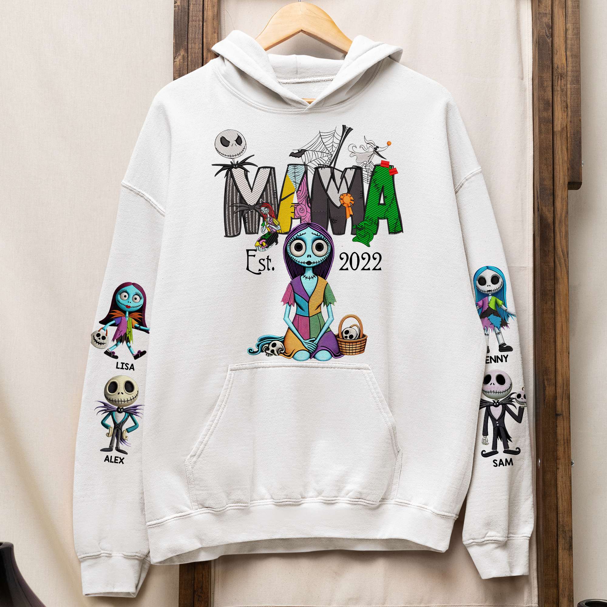 "Celebrate Mom's Unique Style" - Personalized Horror Mom Shirt - Gift for Mom, Grandma and Kids AOP Products PopCulturePrints