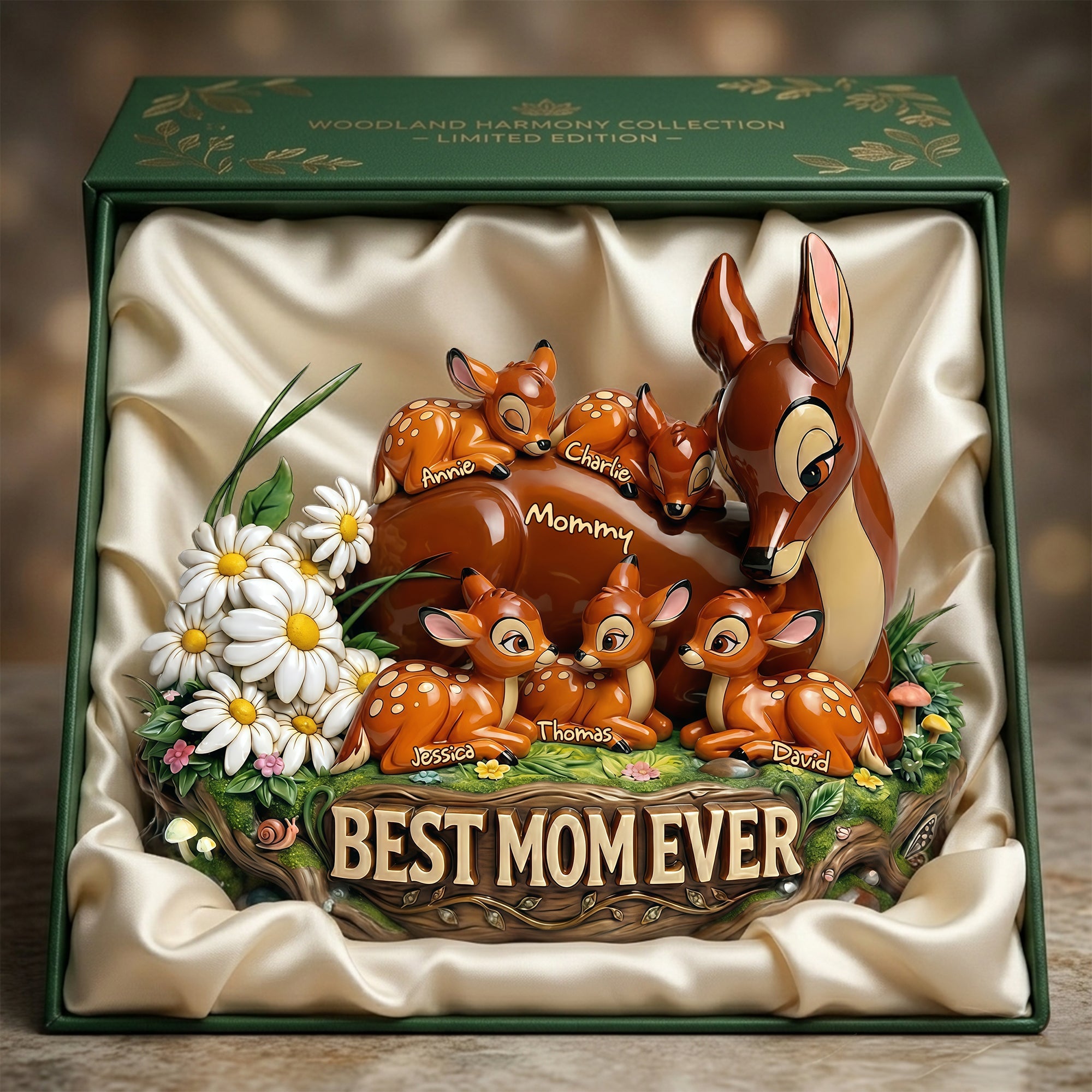 “Best Mom Ever” - Personalized Acrylic Plaque - A Perfect Gift for Moms & Grandmas Shaped Plaques PopCulturePrints
