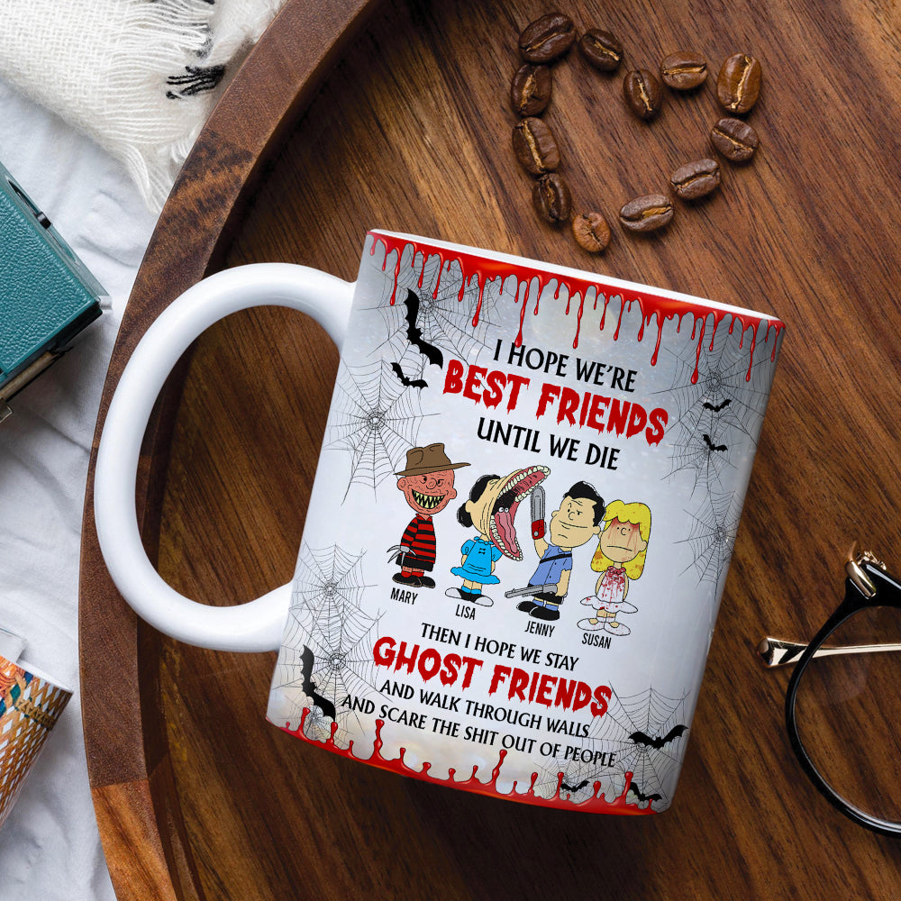 Personalized Best Friends Halloween Ghost Mug