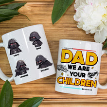 Load image into Gallery viewer, Super Dad Custom Coffee Mug for Father&#39;s Day Coffee Mug PopCulturePrints
