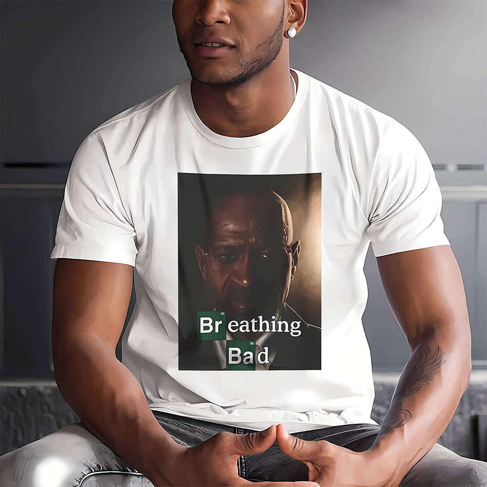 George Floyd Inspired Sweatshirt - Breathing Bad Shirts PopCulturePrints